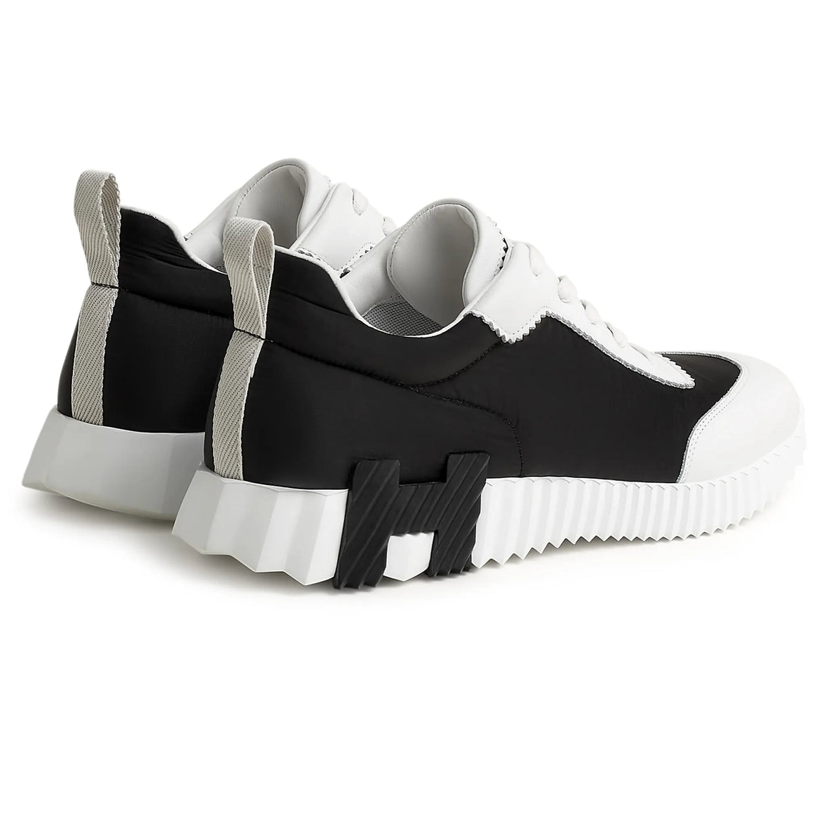 Hermes Paris Hermès Paris Ripstop Bouncing Sneaker Black White