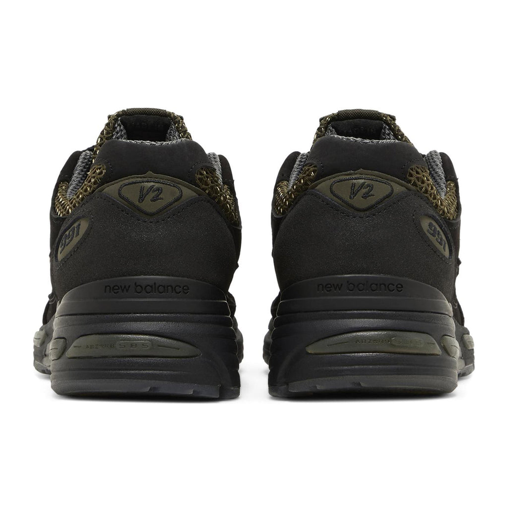 Stone Island x New Balance 991v2 MiUK Black Olive Sneakers