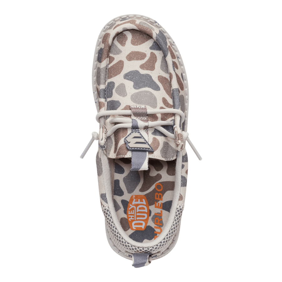 HEYDUDE X BURLEBO Wally Funk Youth Deer Camo