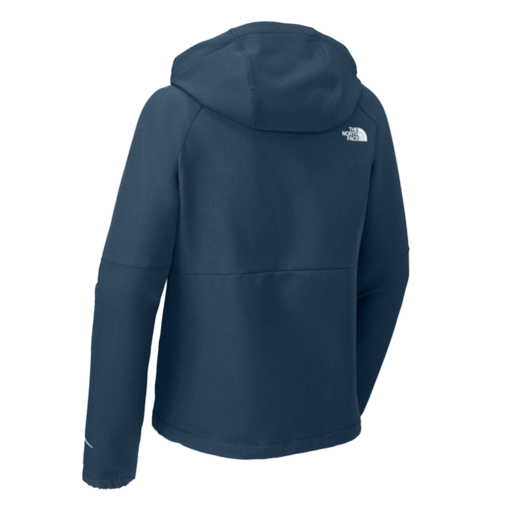 The North Face Women's Shady Blue Dark Heather Barr Lake Hooded Softshell Jacket